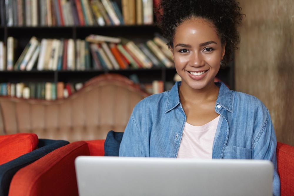 dual-enrollment-college-classes image Student in college-level coursework
