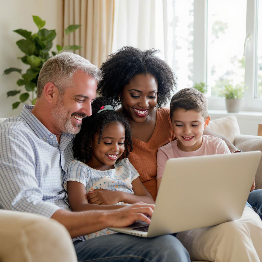 happy-family-laptop image